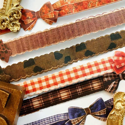 Weaving Art Kraft Paper Sticker Roll