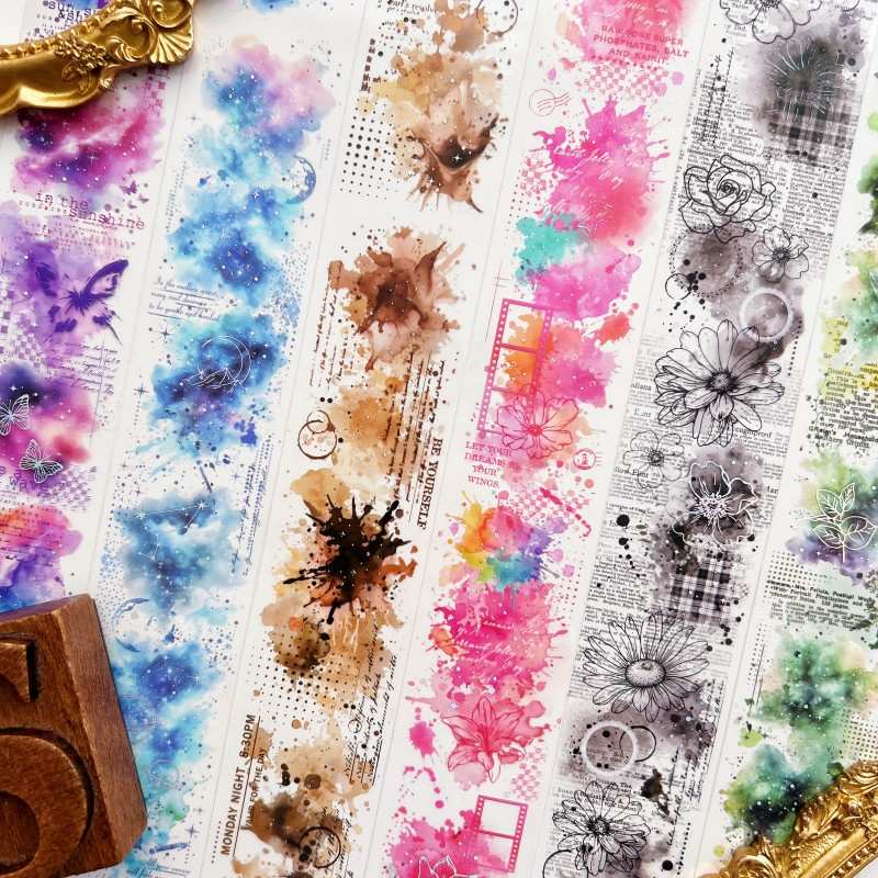Luminous Gradient PET Tape Roll