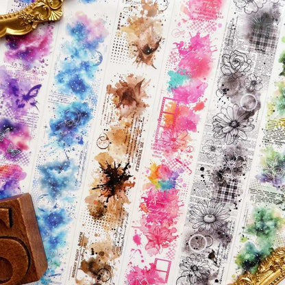 Luminous Gradient PET Tape Roll