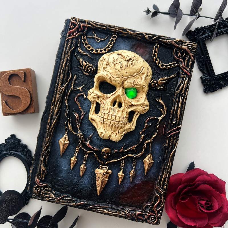 Forbidden Tome 3D Loose-Leaf Kraft Journal