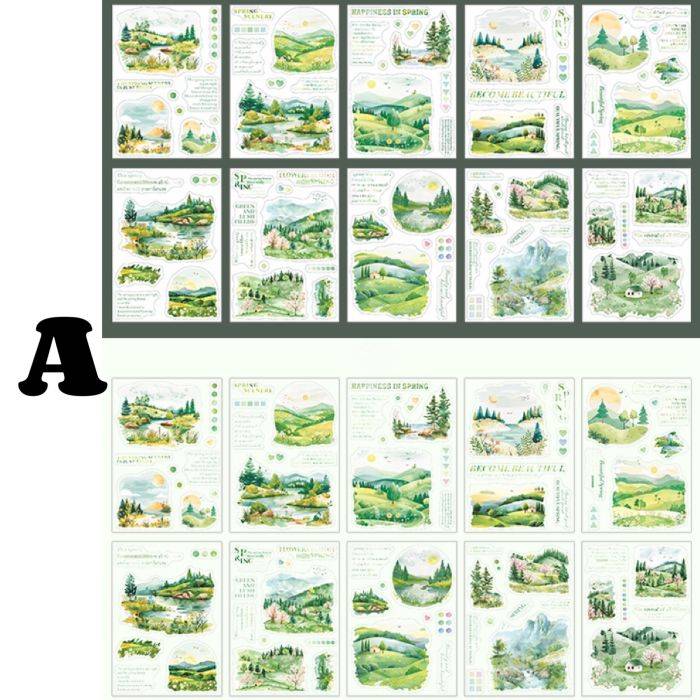 Walking Through Seasons Sticker Book 20Sheets