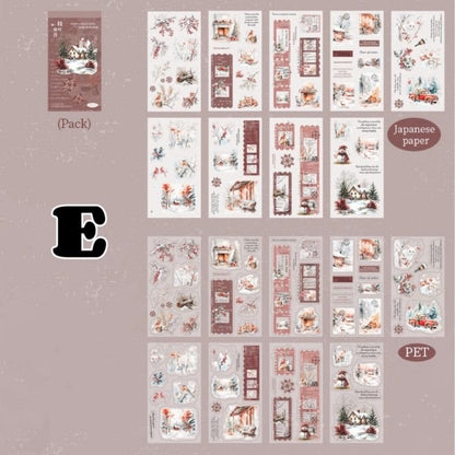 Winter Snowlight Sticker Book 18Sheets