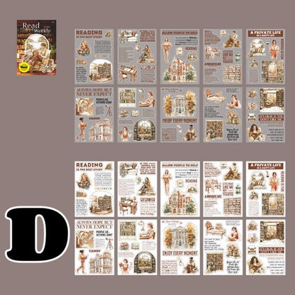 Reading Weekly Sticker Book 20Sheets