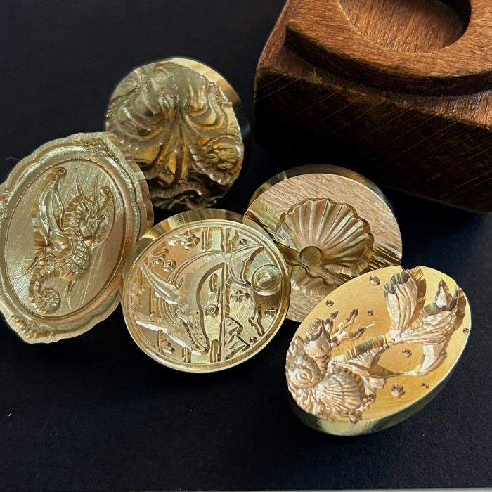 Blue Ocean Sealing Wax Stamp