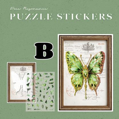 Butterfly Paint-by-Number Sticker Kit