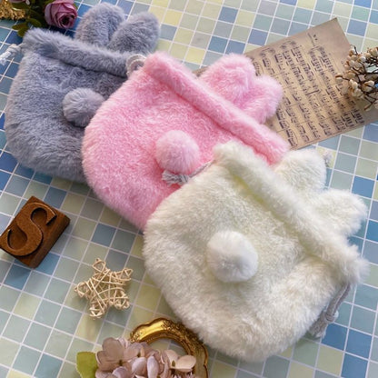 Plush Bunny Pouch
