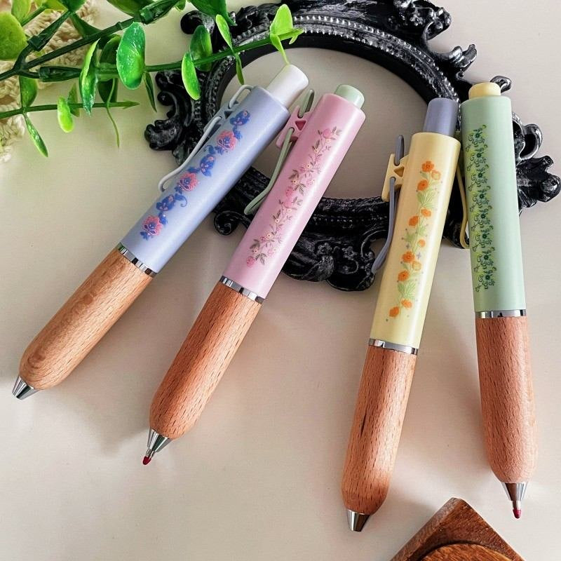 Botanical Floral Click Gel Pen