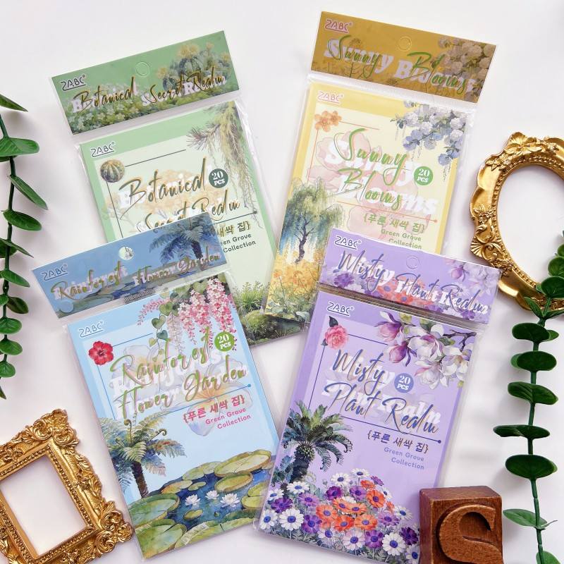 Woodsy Petal Sticker Book 20Sheets