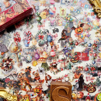 Festival Whimsy Sticker 100PCS