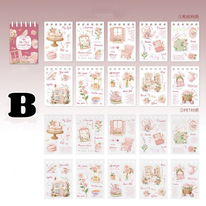 Slow Travel Sticker Book 20Sheets