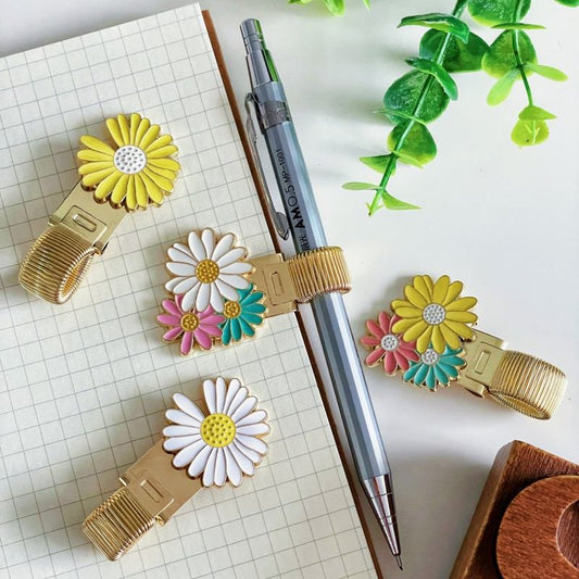 Sun Daisy Pen Holder Clip