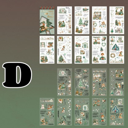 Christmas Gift Book Sticker Book 18Sheets