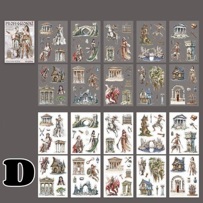 Fantasy Professional Notes Sticker Book 20Sheets