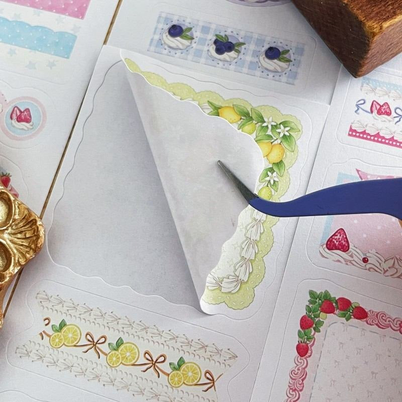 Creamy Flower Sticker