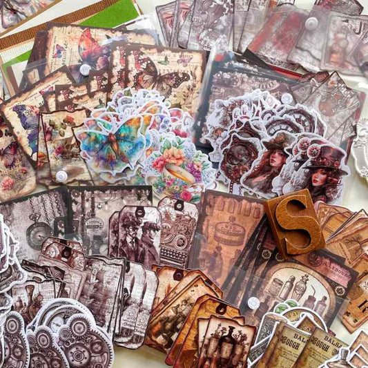 Books And Letters Ephemera Mystery Kit 100PCS – Soto Studios