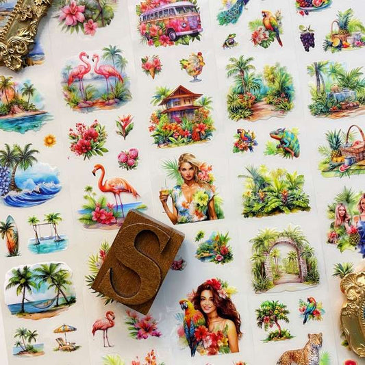 Tropical Landscapes PET Tape Roll