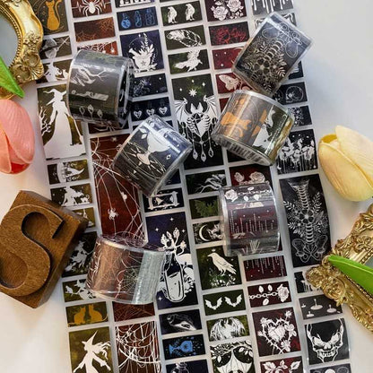 Night Dawn Kraft Paper Sticker Roll