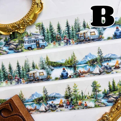 Camping Plan PET Tape Roll