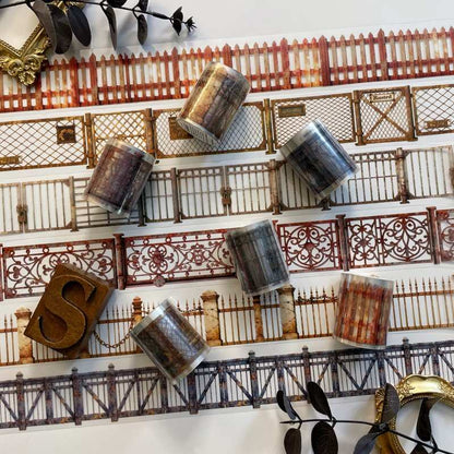 Rust Fence PET Tape Roll
