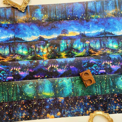 Night Forest Washi Tape Roll