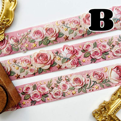 Floral Embroidery Washi Tape Roll