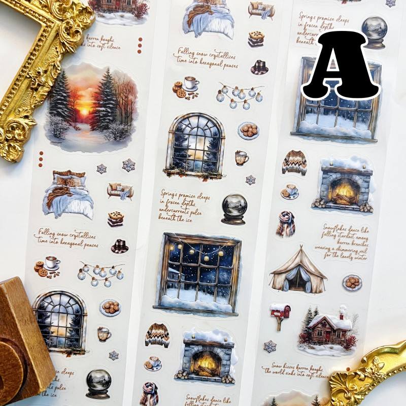 Cloud Snow PET Tape Roll