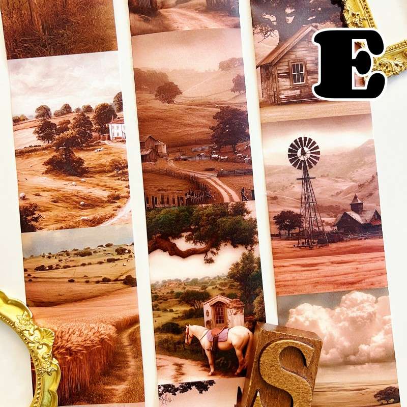 Afternoon Countryside Washi Tape Roll