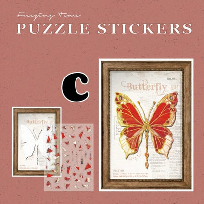 Butterfly Paint-by-Number Sticker Kit