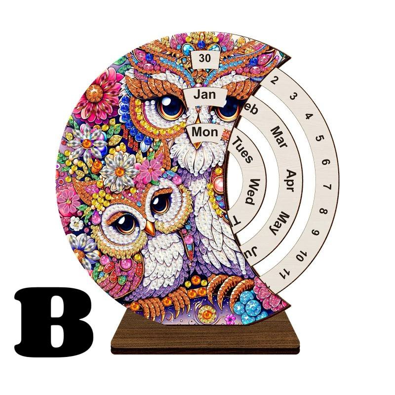 DIY Diamond Art Tabletop Perpetual Calendar Kit