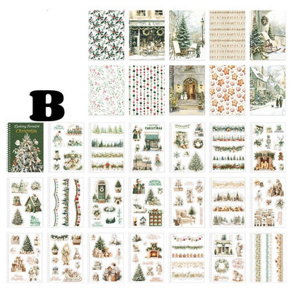 Looking Foward to Christmas Sticker Book 50Sheets