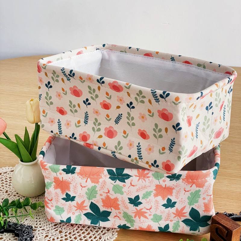 Wildflowers Fabric Desktop Organizer