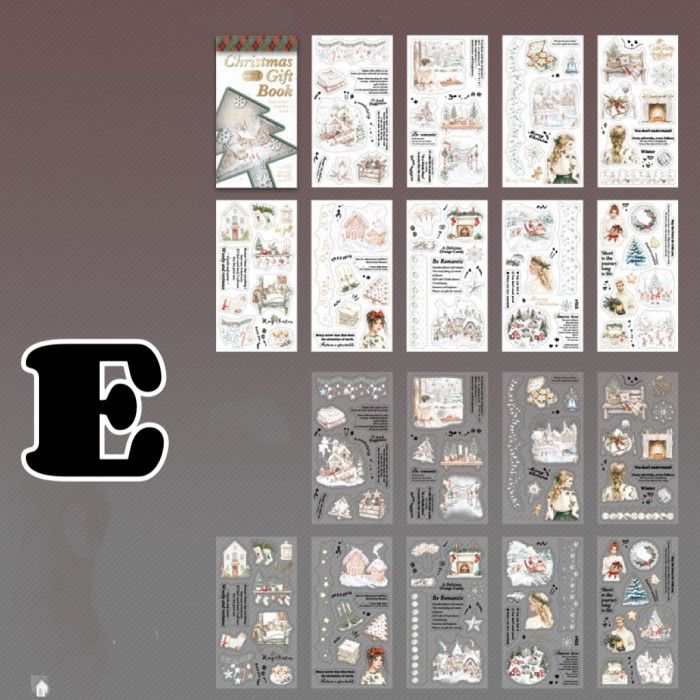 Christmas Gift Book Sticker Book 18Sheets