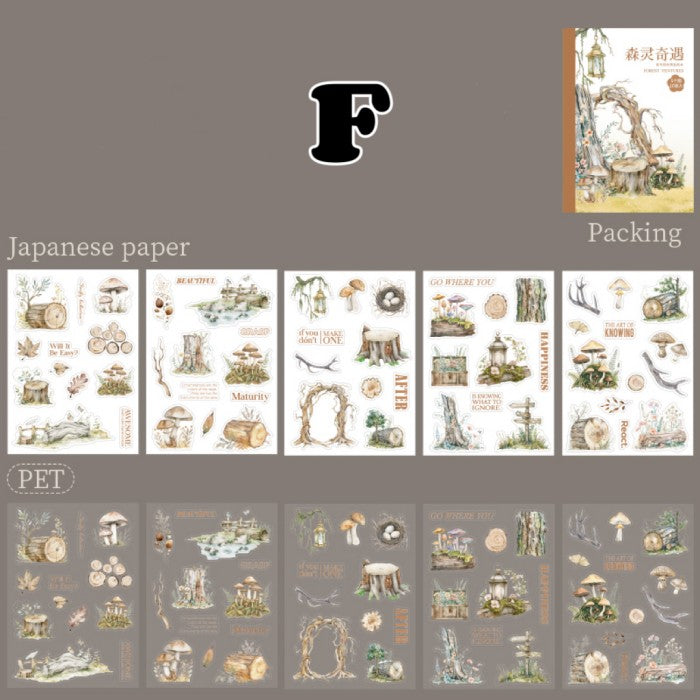 Forest Adventure Sticker Book 10Sheets