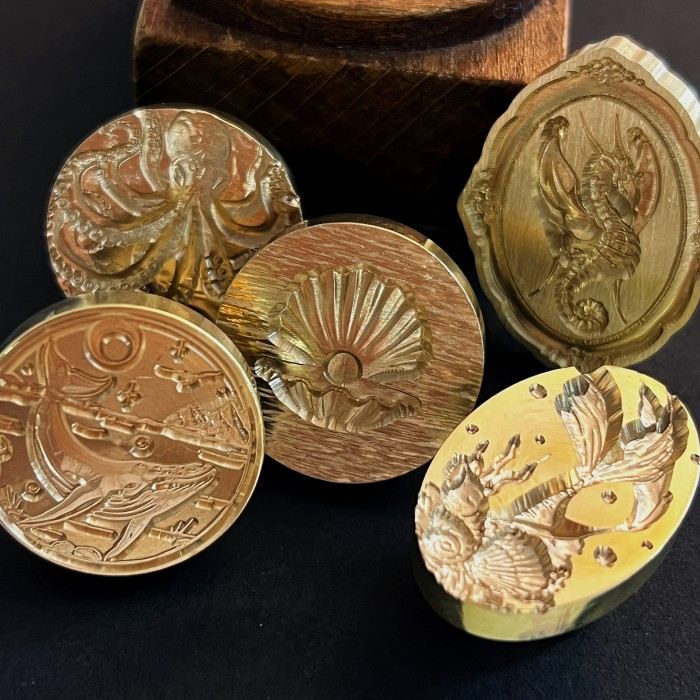 Blue Ocean Sealing Wax Stamp
