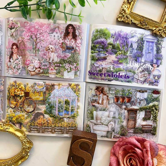 Spring Color Sticker Book 20Sheets