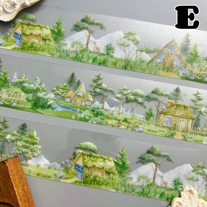 Rural Fairy Tale PET Tape Roll