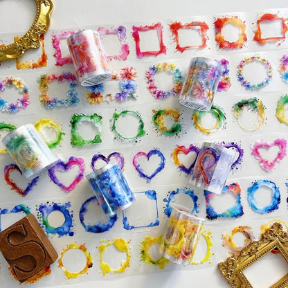 Iridescent Margin PET Tape Roll