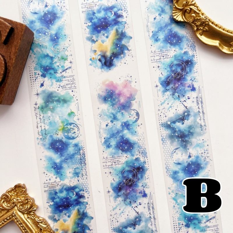 Luminous Gradient PET Tape Roll