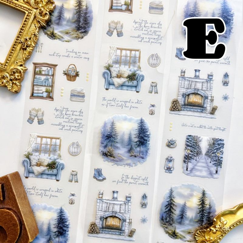 Cloud Snow PET Tape Roll