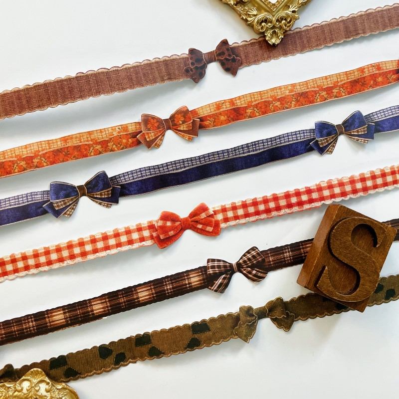 Weaving Art Kraft Paper Sticker Roll