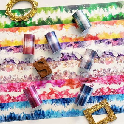 Watercolor Patterns PET Tape Roll