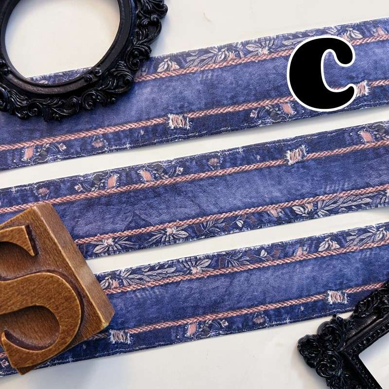 Cowboy Handmade Kraft Paper Sticker Roll
