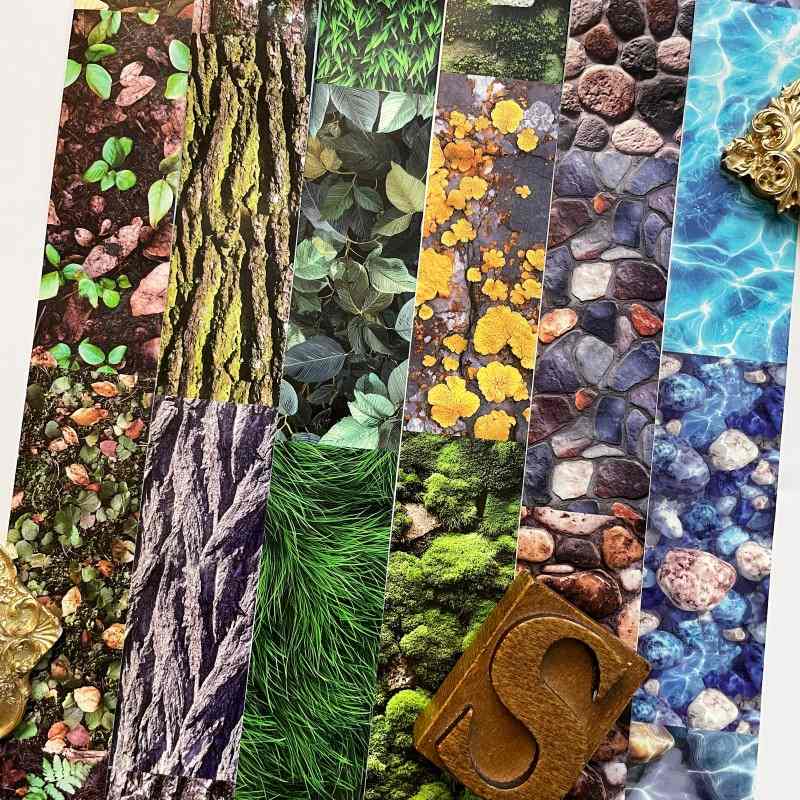 Natural Texture Library Washi Tape Roll