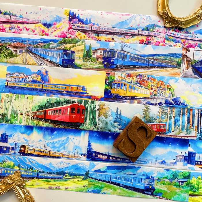 Travel Motion Washi Tape Roll
