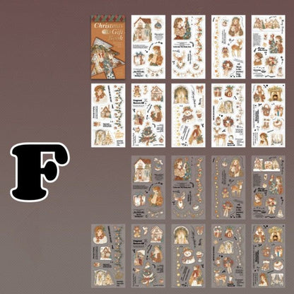 Christmas Gift Book Sticker Book 18Sheets