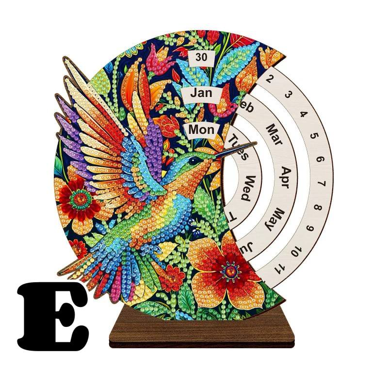 DIY Diamond Art Tabletop Perpetual Calendar Kit