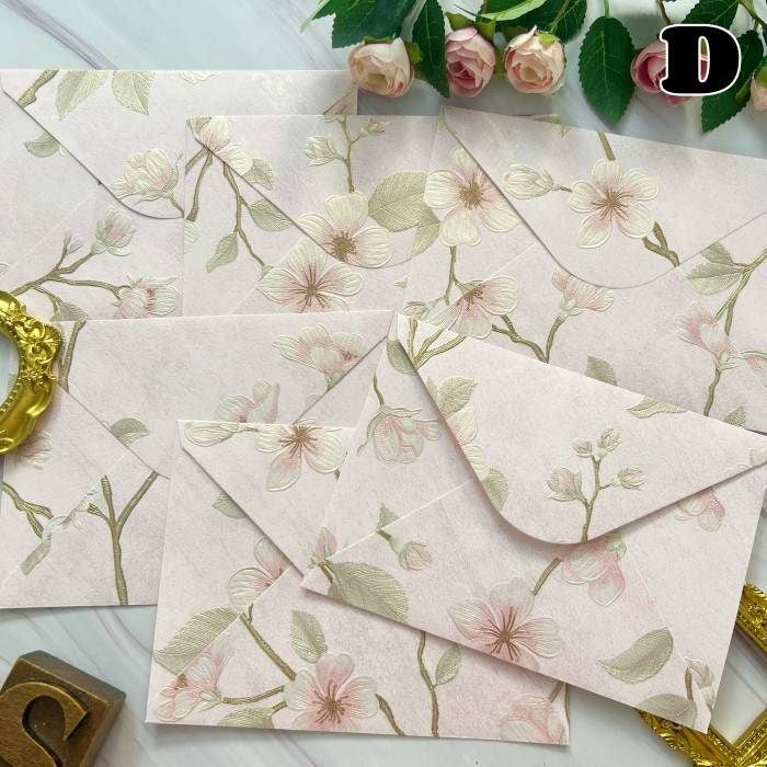 Ethereal Bloom Envelopes 6PCS