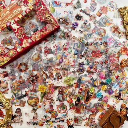 Festival Whimsy Sticker 100PCS