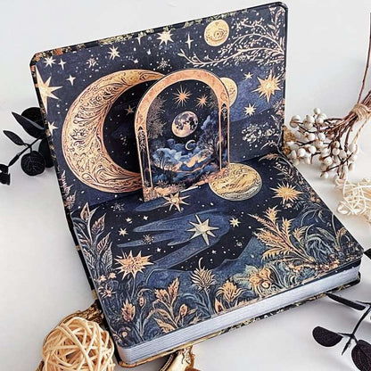 Starlit Silence Illustrated Notebook