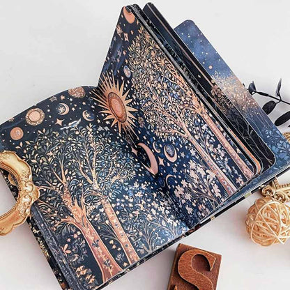 Starlit Silence Illustrated Notebook